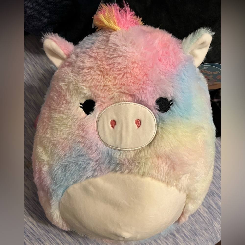 SQUISHMALLOWS fuzzamallow Paisley, Ultra Rare, 12 inches, new!